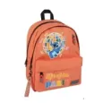 5205698802768STITCH Τσαντα Πλατης 32Χ19Χ42 2 Κεντρικες Θηκες Πορτοκαλι Με Πρασινο_beautyfree.gr