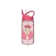 MUST TEAM Παγουρι Αλουμινιου 500ml Με Καλαμακι 7X21,5cm