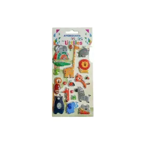 5205698649073THE LITTLIES Ζωακια Αυτοκολλητα 10X22cm _beautyfree.gr