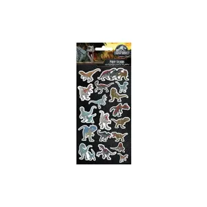 5205698699351JURASSIC Αυτοκολλητα Puffy 10X22cm _beautyfree.gr