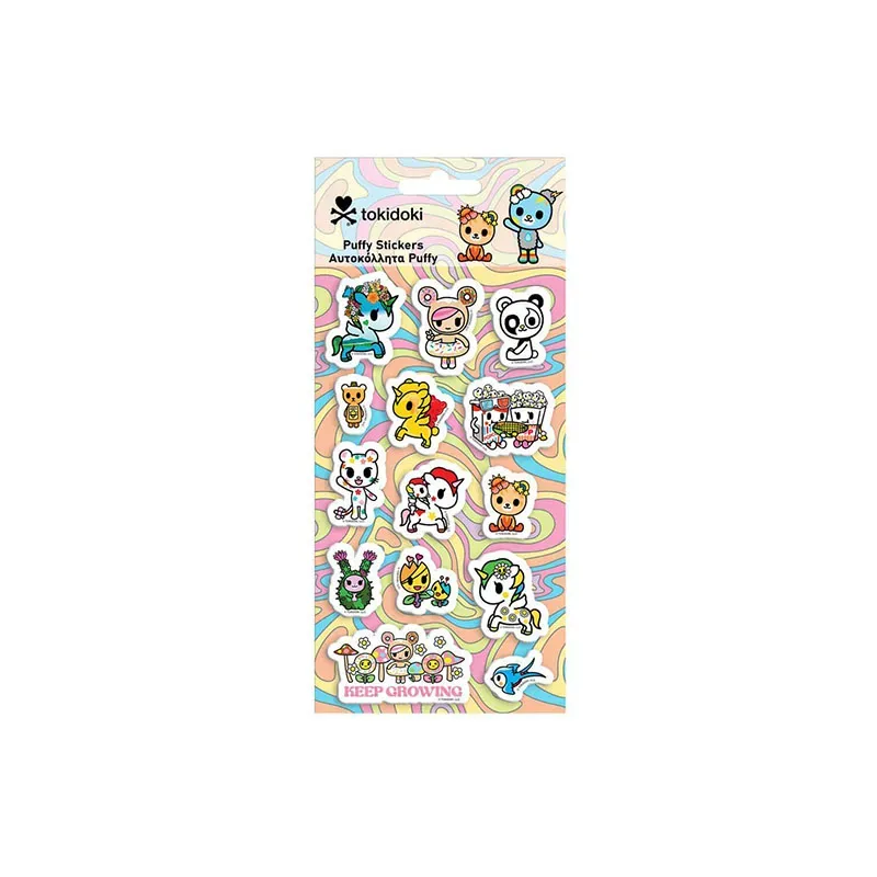 5205698699382TOKIDOKI Αυτοκολλητα Puffy 10X22cm_beautyfree.gr