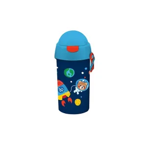 5205698735363MAST TEAM Παγουρι Νηπιου Πλαστικο 500ml Me Καλαμακι Για Αγορια 9X19cm_beautyfree.gr