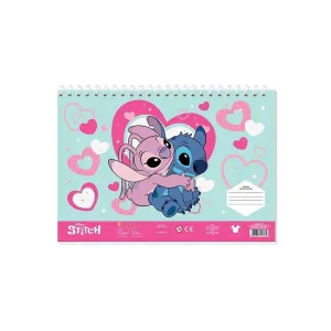 5205698747861LILO & STITCH Μπλοκ Ζωγραφ 23X33 40Φυλ Αυτοκ-Στενσιλ- 2Σελ Χρ 2 σχέδια_beautyfree.gr