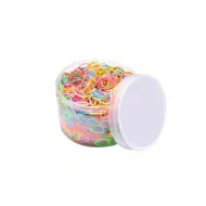 BEAUTY SALON Λαστιχάκια Ράστα Πολύχρωμα Σε Βαζάκι 30gr