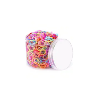 BEAUTY SALON Λαστιχάκια Ράστα Πολύχρωμα Σε Βαζάκι 20gr