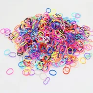 BEAUTY SALON Λαστιχάκια Ράστα Πολύχρωμα Σε Βαζάκι 20gr