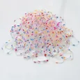 BEAUTY SALON Λαστιχάκια Ράστα Διάφανα Χρωματιστά 30gr