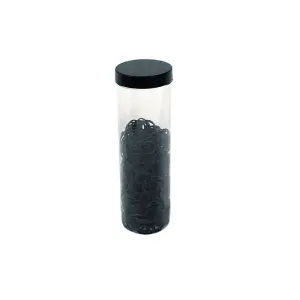 BEAUTY SALON Λαστιχάκια Μαύρα Ράστα Σε Βαζάκι 40gr