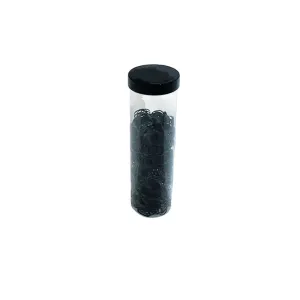 BEAUTY SALON Λαστιχάκια Μαύρα Ράστα Λεπτά Σε Βαζάκι 30gr