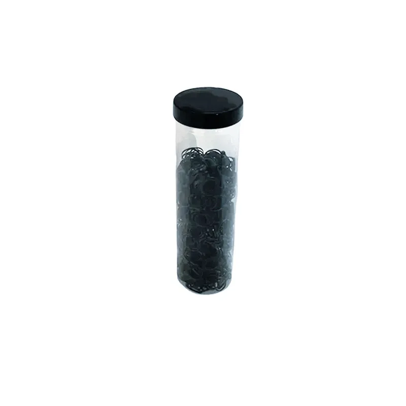 BEAUTY SALON Λαστιχάκια Μαύρα Ράστα Λεπτά Σε Βαζάκι 30gr BEAUTY SALON Λαστιχάκια Μαύρα Ράστα Λεπτά Σε Βαζάκι 30gr