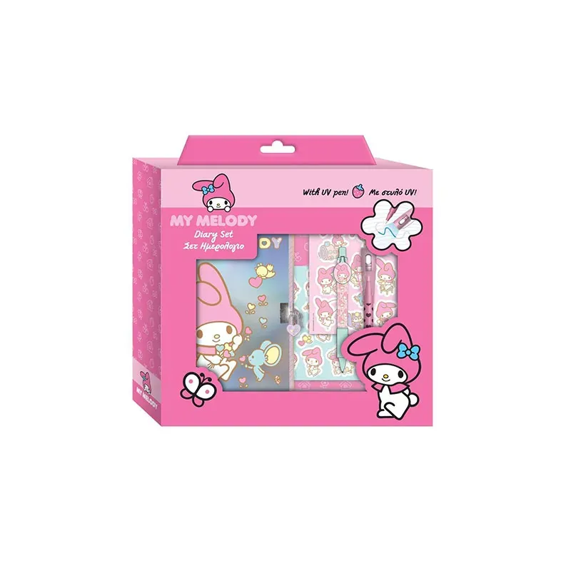 5205698770333MY MELODY Ημερολογιο Με Κλειδαρια, Μαγικο Στυλο Και Αυτοκολλητα_beautyfree.gr