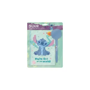5205698770357LILO & STITCH Ημερολογιο Με Κλειδαρια 12Χ18cm 60Φ 60gr Και Στυλο Με Pom Pom_beautyfree.gr