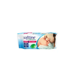 8697462550932SOFTLINE Υγρά Μαντηλάκια Aloe Vera 70τμχ_beautyfree.gr