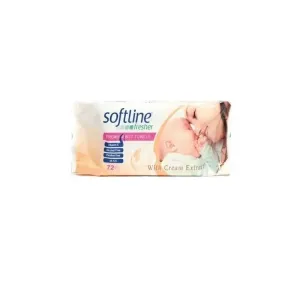 8697462550956SOFTLINE Υγρά Μαντηλάκια Cream Extract 70τμχ_beautyfree.gr