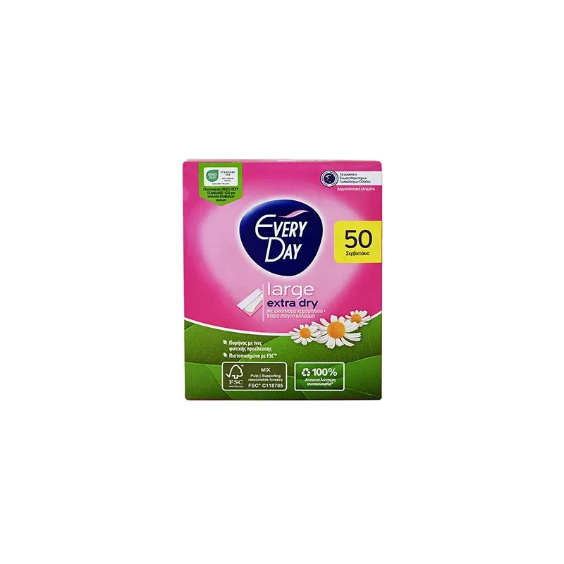 5201263001765EVERYDAY Large Extra Dry 50τεμ Economy Pack_beautyfree.gr