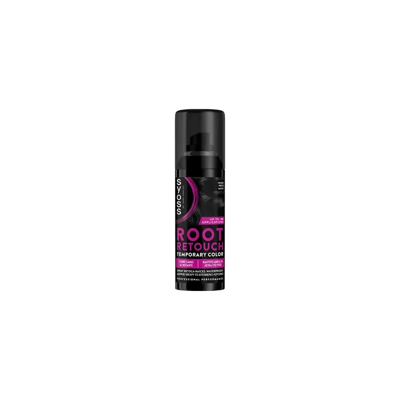 8410436482400SYOSS Root Retouch Temporary Color Μαύρο 120ml_beautyfree.gr 8410436482400SYOSS Root Retouch Temporary Color Μαύρο 120ml_beautyfree.gr