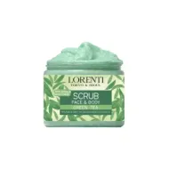 8682952790196LORENTI Face & Body Scrub Green Tea 500ml _beautyfree.gr