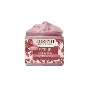 8682952790189LORENTI Face & Body Scrub Pommegranade 500ml _beautyfree.gr