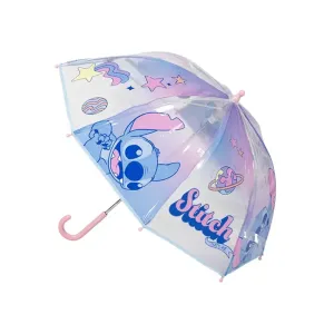 8445484510911DISNEY Παιδική Διαφανής Ομπρέλα (Bubble) Stitch _beautyfree.gr