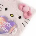 HELLO KITTY Ροζ Βελουτέ Σημειωματάριο
