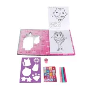 GABBY´S DOLLHOUSE Σετ Δημιουργικής Ζωγραφικής με Στένσιλ & Αξεσουάρ