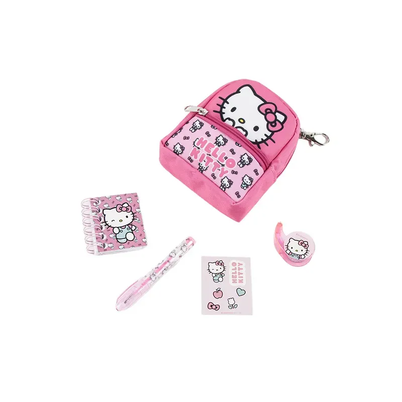 8445484512458HELLO KITTY Σακίδιο Μπρελόκ με Γραφική Ύλη_beautyfree.gr