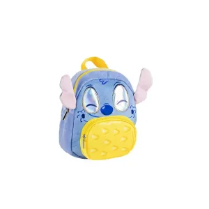 8445484509465DISNEY STITCH Παιδικό Λούτρινο Σακίδιο Πλάτης με Αυτάκια_beautyfree.gr