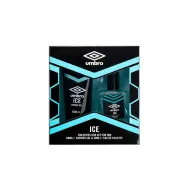 UMBRO Ice Mens Gift Set Shower Gel 60ml & Eau De Toilette 20ml