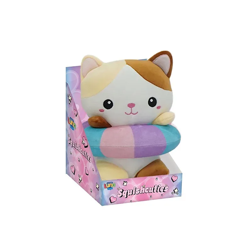 5205698795008LUNA Τoys Squishcuties Donut Λούτρινη Γατούλα_beautyfree.gr