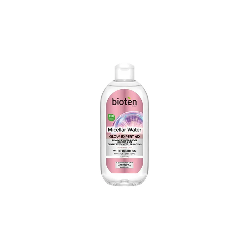 5201314201649BIOTEN Micellar Water Glow Expert 4D 400ml_beautyfree.gr
