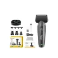 KEMEI 7 σε 1 Επαναφορτιζόμενη Ξυριστική Μηχανή με Βάση (KM-8537)