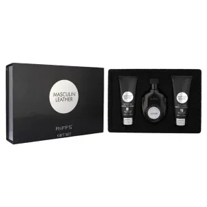 6246871258865RIIFFS Masculin Leather Ανδρικό Gift Set 100mlx3_beautyfree.gr