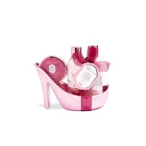 IDC INSTITUTE (42281) Scented Bath Rose Heel Set 3τμχ