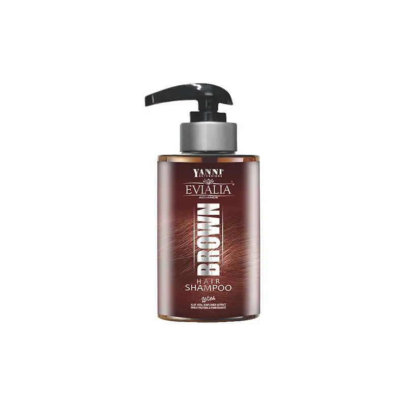 5204026994427YANNI EVIALIA Brown Shampoo Χρωμοσαμπουάν 300ml_beautyfree.gr