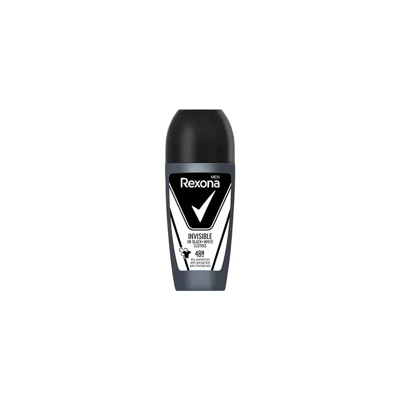 59095514REXONA MEN Deo Roll-on Black & White Invisible 50ml NEW_beautyfree.gr