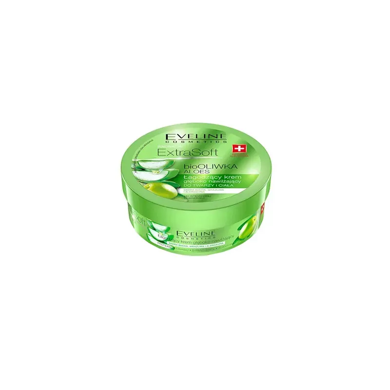 5901761965353EVELINE Extra Soft Bio Olive Aloe Vera Face and Body Cream 175ml_beautyfree.gr