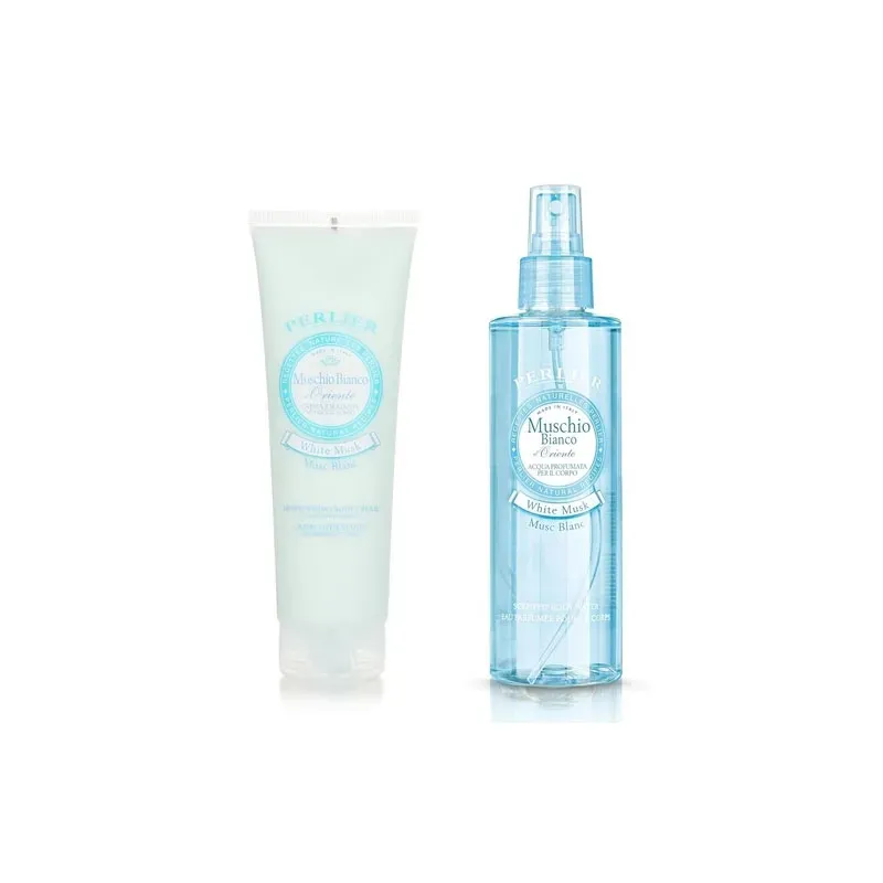 5206163018608PERLIER Set White Musk Body Cream 250ml + Body Water 200ml_beautyfree.gr