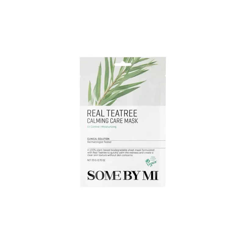 8809647391500SOME BY MI Real Tea Tree Calming Care&nbsp;Mask 20g_beautyfree.gr