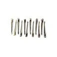 BEAUTY SALON Μεταλλικά Κλίπς Μαλλιών Κομμωτηρίου Σετ 12τμχ