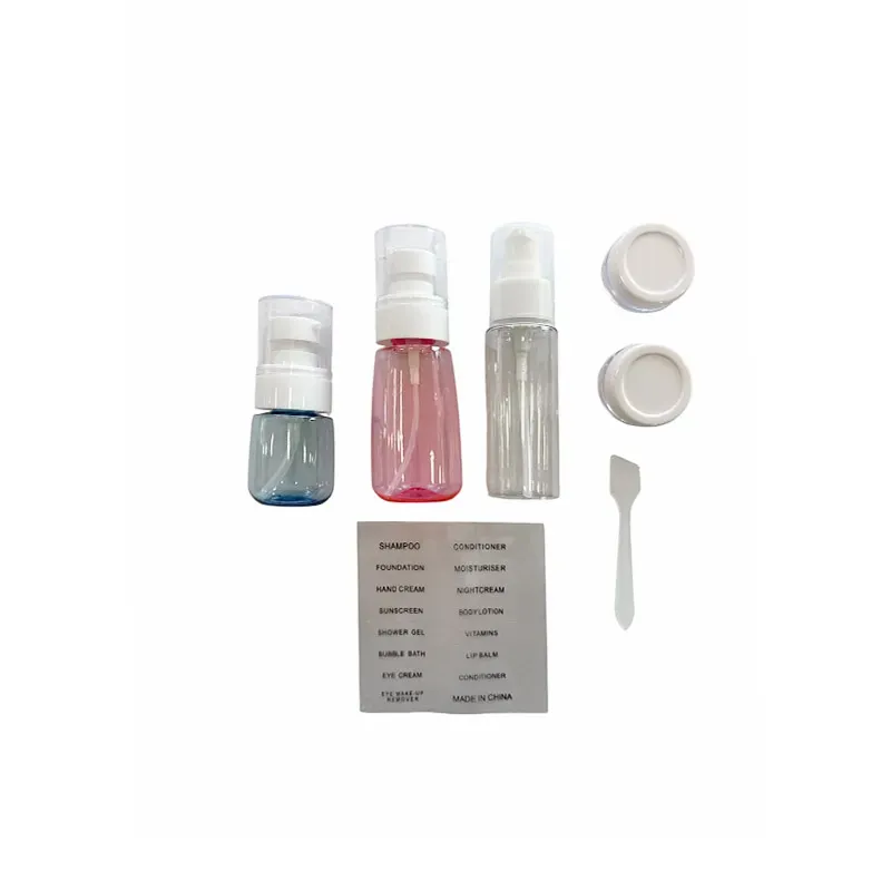 6945676405695BEAUTY SALON Πλαστικά Μπουκαλάκια Ταξιδίου Σετ 5τμχ_beautyfree.gr