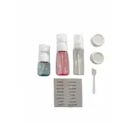 6945676405695BEAUTY SALON Πλαστικά Μπουκαλάκια Ταξιδίου Σετ 5τμχ_beautyfree.gr