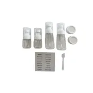 6945676402779BEAUTY SALON Πλαστικά Μπουκαλάκια Ταξιδίου Σετ 6τμχ_beautyfree.gr