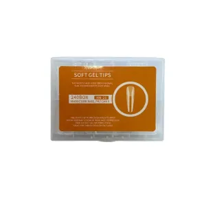 BEAUTY SALON Ψεύτικα Νύχια σε Κασετίνα Διάφανα 240τμχ