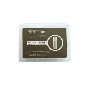 BEAUTY SALON Ψεύτικα Νύχια σε Κασετίνα Διάφανα 240τμχ