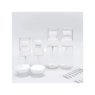 BEAUTY SALON Πλαστικά Μπουκαλάκια Ταξιδίου Σετ 6τμχ