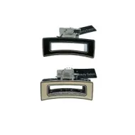 5207440010643BEAUTY SALON Κλάμερ Μαλλιών Διάφανο Λευκό - Μαυρο _beautyfree.gr