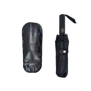 6947802330123REAL STAR UMBRELLA Αυτόματη Με Θήκη Δερματίνη _beautyfree.gr