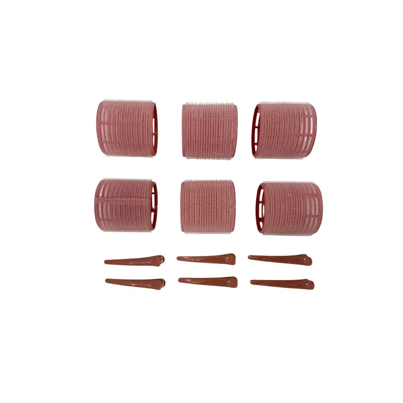 5207440013187BEAUTY SALON Ρόλεϊ Μαλλιών Με Κλίπς Σετ 6 τμχ_beautyfree.gr