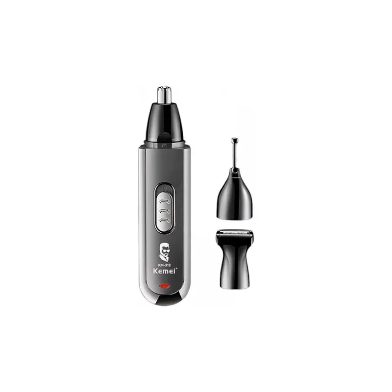 6955549303133KEMEI Trimmer Hair & Nose 3in1 με USB (KM-313)_beautyfree.gr