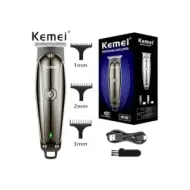 KEMEI Επαναφορτιζόμενη Κουρευτική Μηχανή με USB (KM-638)